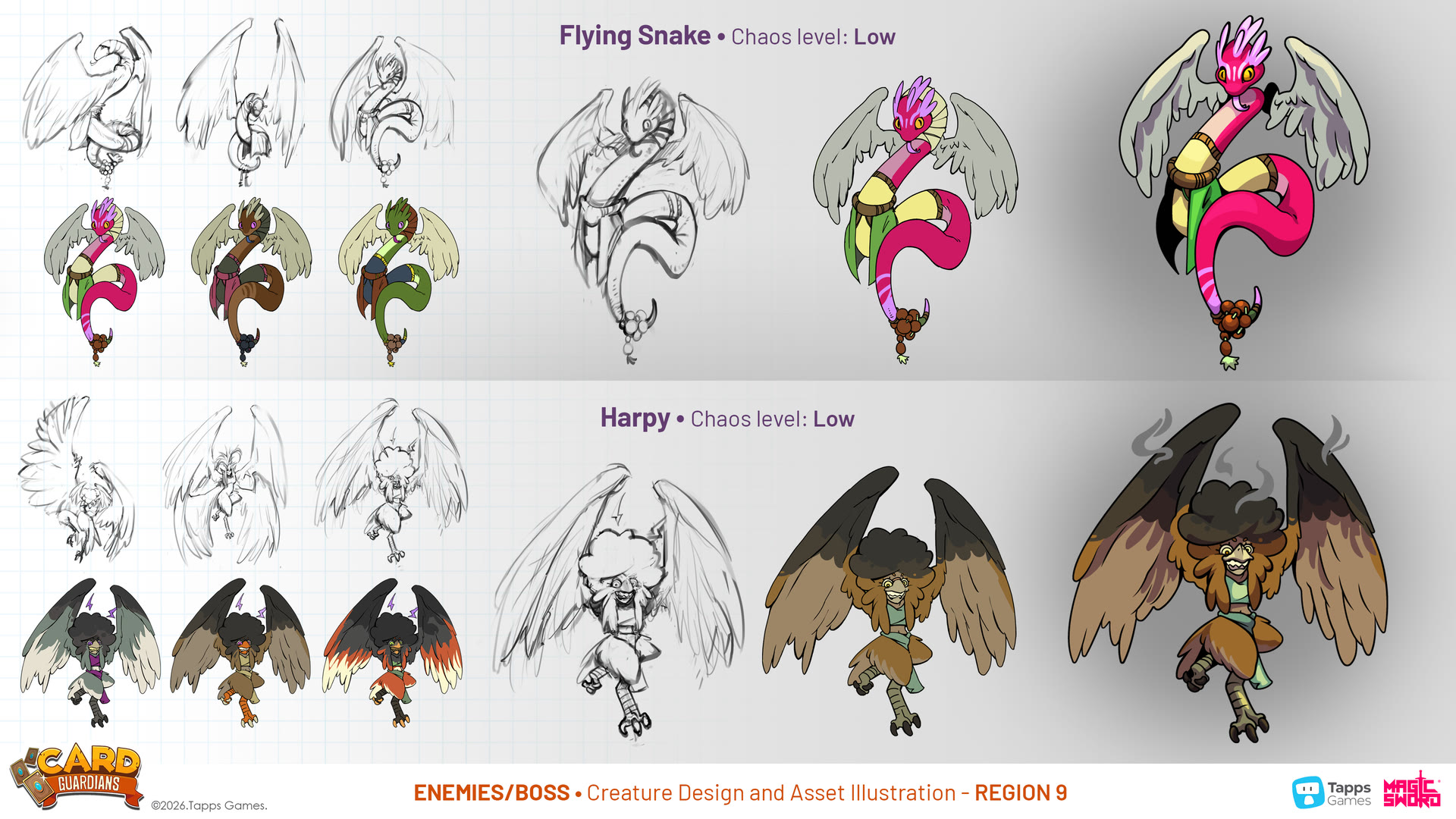 Enemy concept art for Card Guardians by Magic Sword Studio for Tapps Games (17 of 19)